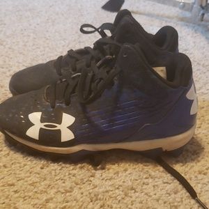 Little boys Under Armour Baseball cleats